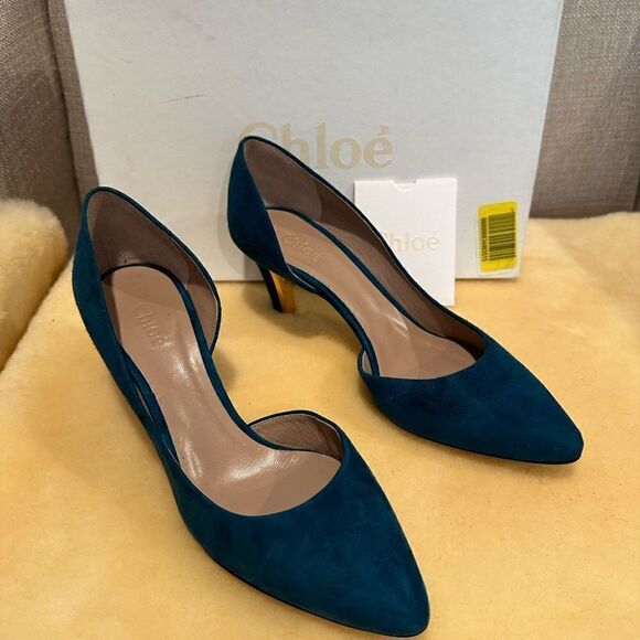 Chloe suede toe pump size 6,5 ( EU 36,5) - Picture 2 of 8